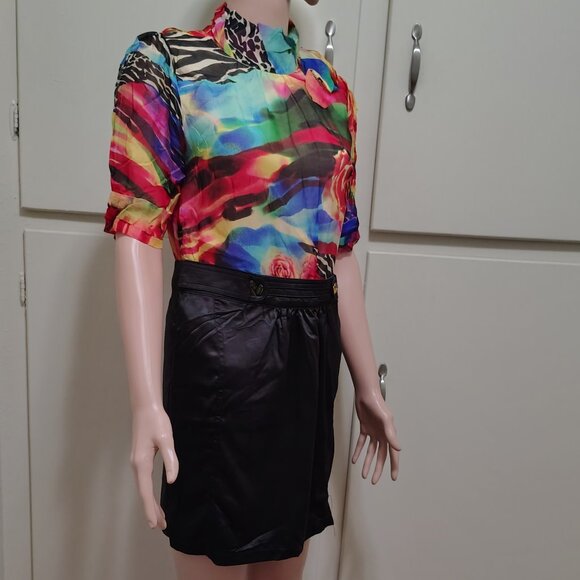 Rachael G. Two-Tone Summer Dress Size L - Picture 2 of 14